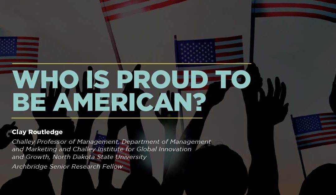 Who Is Proud To Be An American?