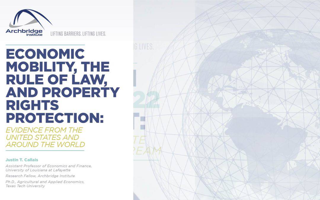 Economic Mobility, the Rule of Law, and Property Rights Protection